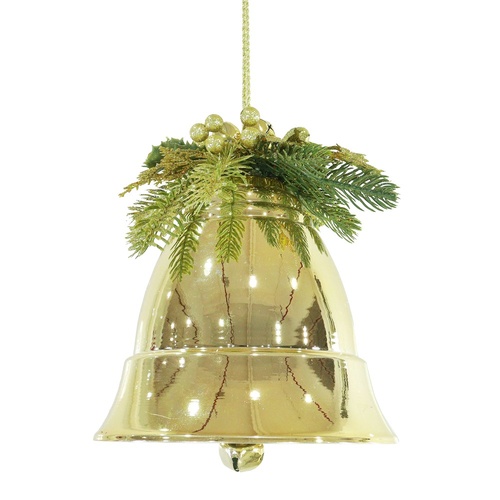 Shiny Gold Metallic Bell 23cm