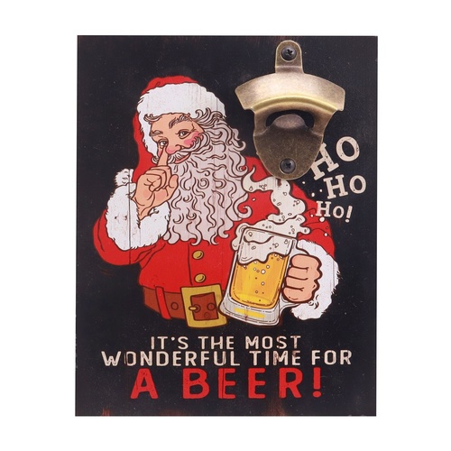 Wonderful Time Beer Opener Sign 23cm