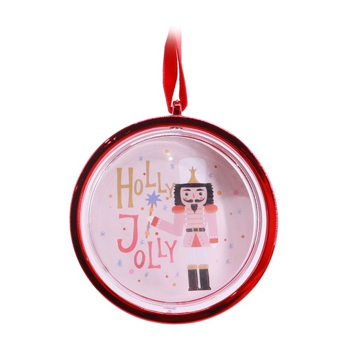 Hanging Spinning Photo Red 8cm