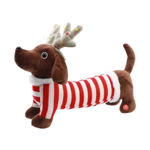 Musical Dachshund Antlers 45cm