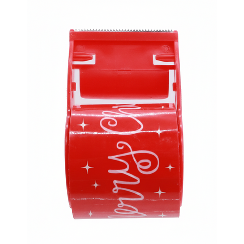 Big Pressie Tape w/Dispenser Merry Christmas 1500cm