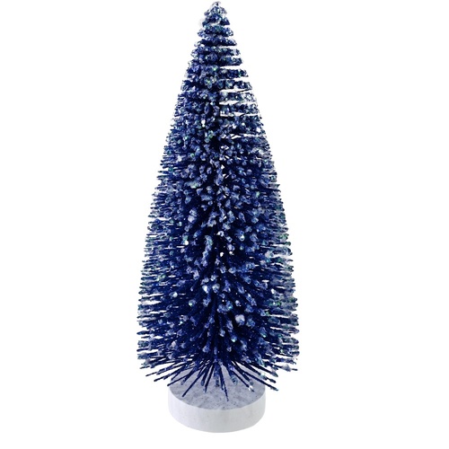 Navy Bristle Tree 20cm