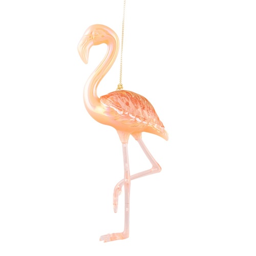Acrylic Hanging Flamingo 17cm