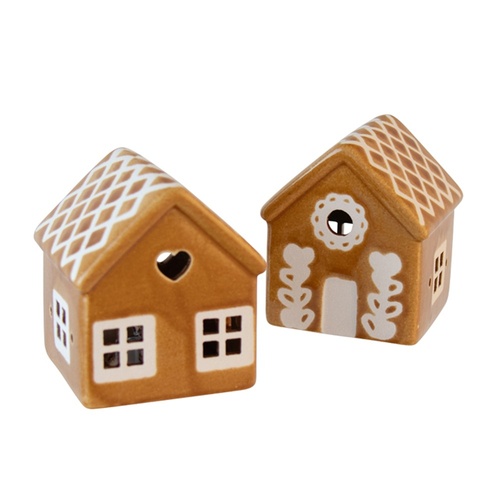 LED Gingerbread House 9cm 1pc