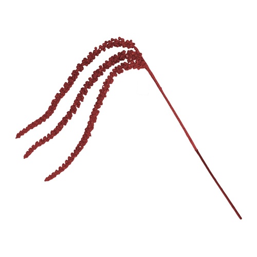 Beaded Droop Burgundy 94cm