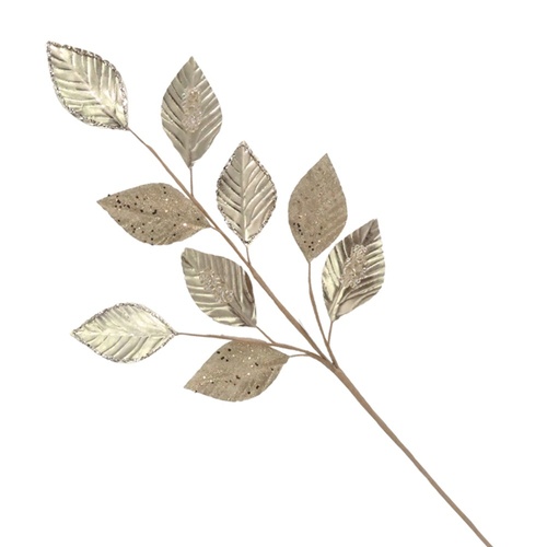 Champagne Leaf Spray 75cm