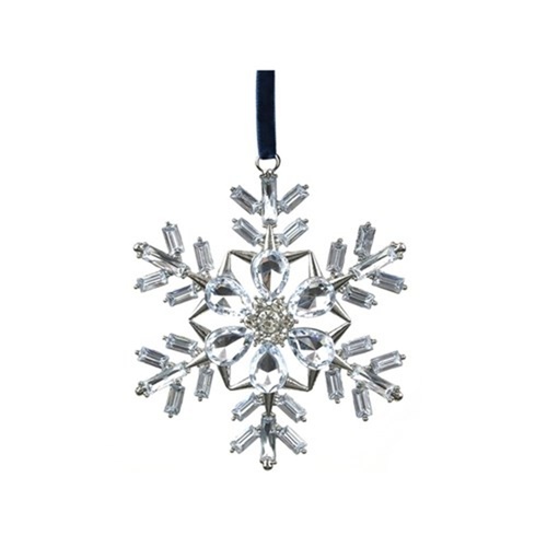 Crystal Hanging Snowflake 11cm