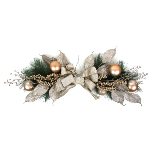 Champagne Leaf Swag 60cm