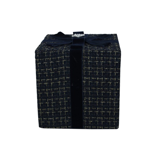 Blue Tweed Gift Box 30cm