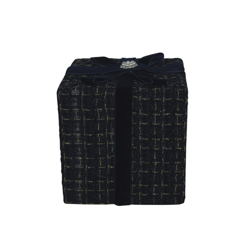Blue Tweed Gift Box 22cm