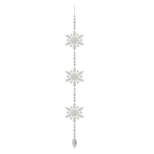 Acrylic Snowflake Drop 119cm
