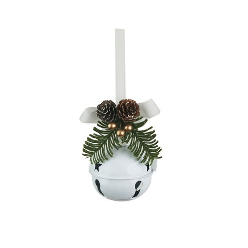 White Bell w. Ribbon 8cm