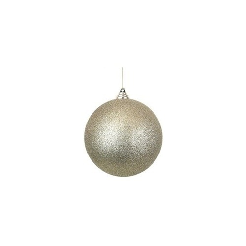 Champagne Glitter Bauble 14cm