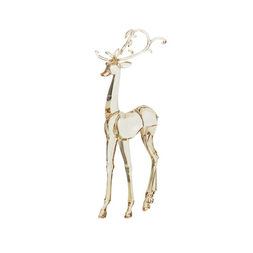 Champagne Acrylic Reindeer Standing 45cm