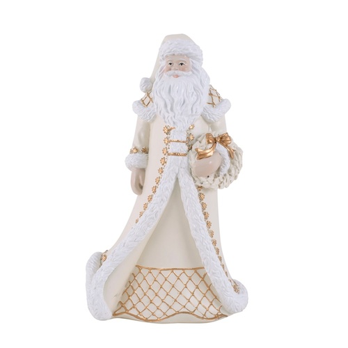 Ivory Polyresin Nutcracker 31cm