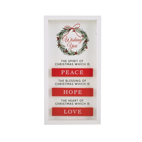 Christmas Wall Plaque 23cm