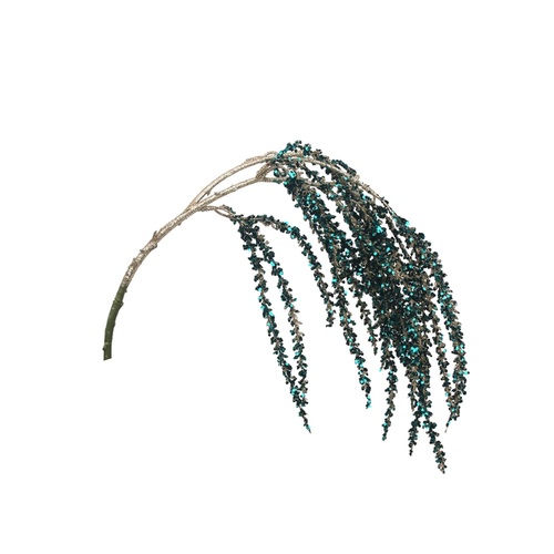 Teal Weeping Willow Stem 79cm