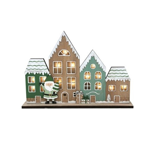 LED Nordic Christmas Village 30cm