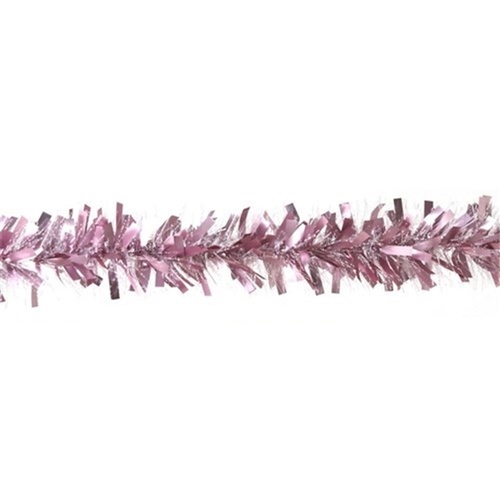 Chunky Matte Tinsel Pink 200cm