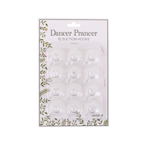 Suction Light Hooks 12pc 3cm