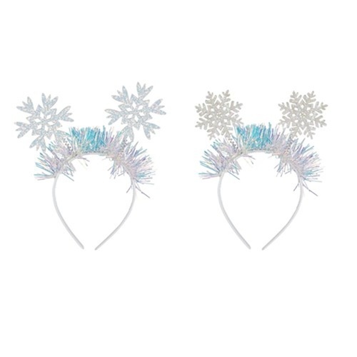 Snowflake Headband 1pc 2 Asst Styles