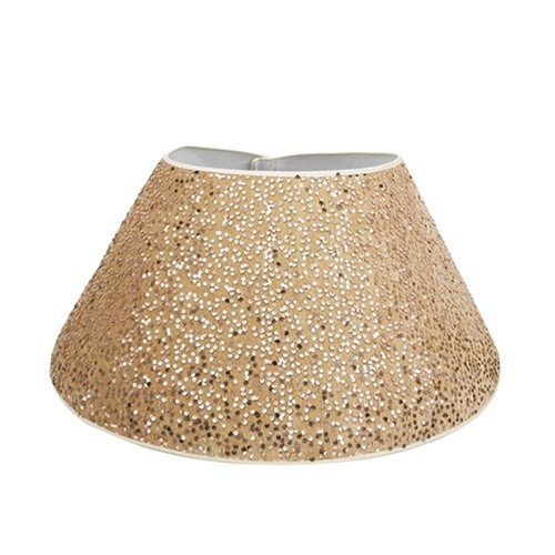 Champagne Sequin Tree Collar 62cm