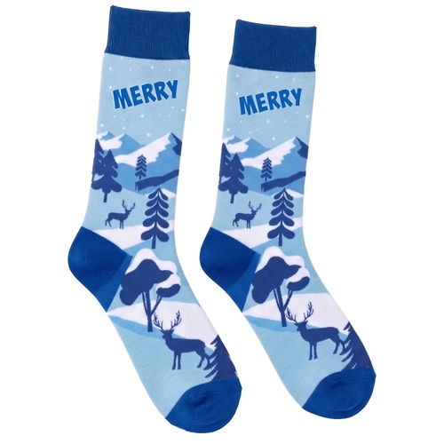 Winter Wonderland Festive Socks Adult