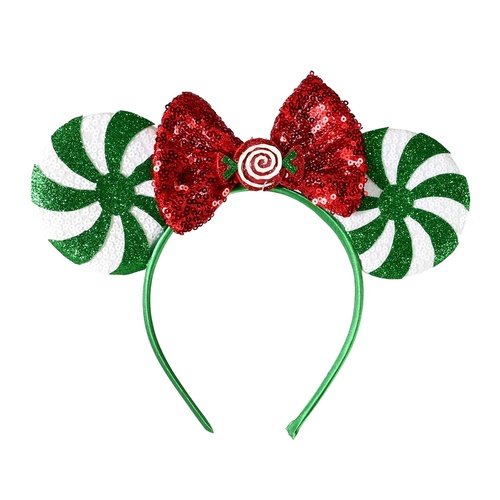 Green Pinwheel Headband 23cm