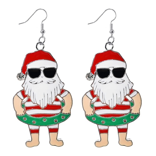 Santa Christmas Earrings