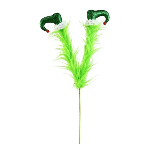 Furry Elf Legs Pick w. Green Shoes 47cm