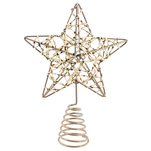 Gold Metallic Star Topper 13cm