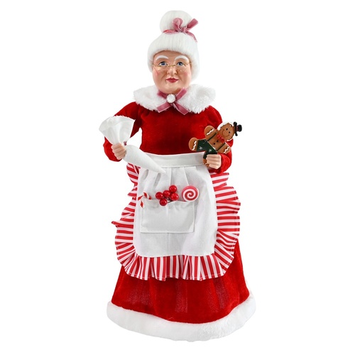 Red Candy Mrs Claus w. Gingerbread