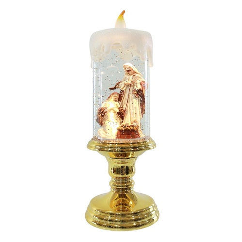 LED Nativity Candle Lantern 28cm