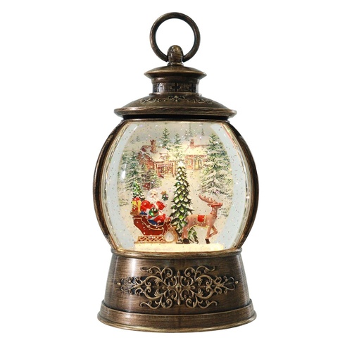 LED Santa Sleigh Lantern 24cm