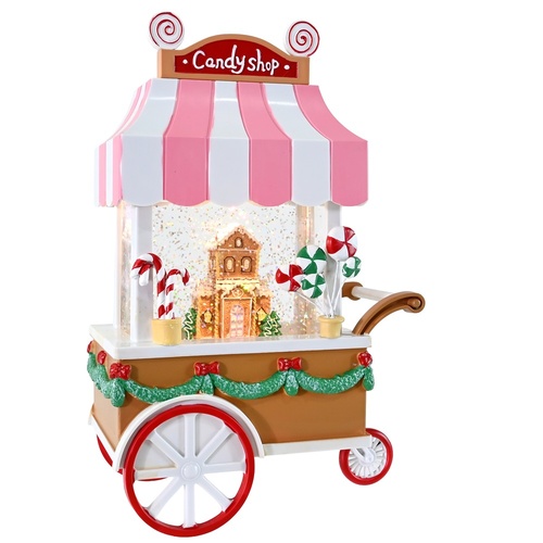 LED Candy Shop Cart Lantern 26cm