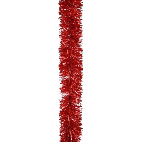 Chunky Cut Tinsel Red 3m