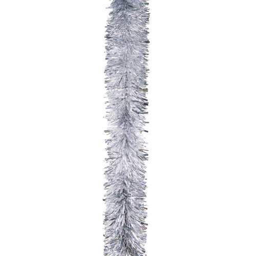 Chunky Cut Tinsel Silver 3m