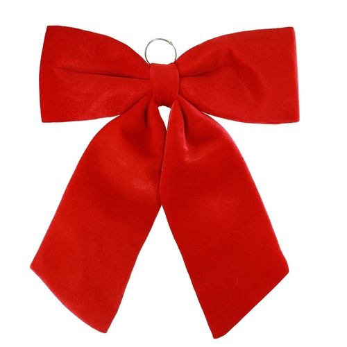 Velveteen Red Bow 65cm