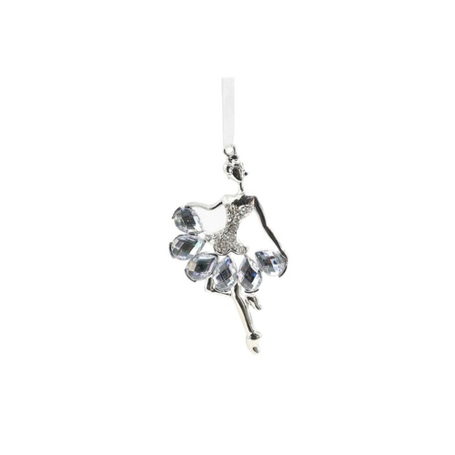 Clear Hanging Jewelled Dancer 11cm