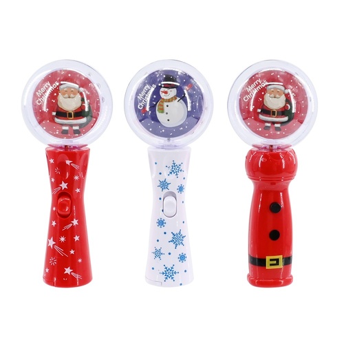 LED Bauble Spinner 1pc Asst Styles 26cm