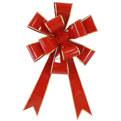 Metal Double Layer Bow Red 70cm