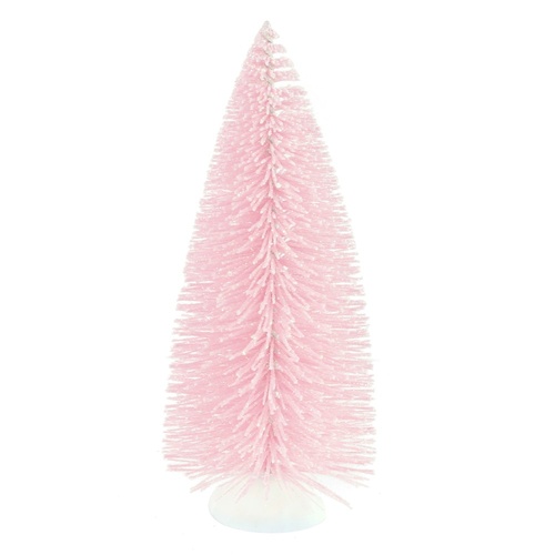 Pink Pastel Bristle Tree 14cm