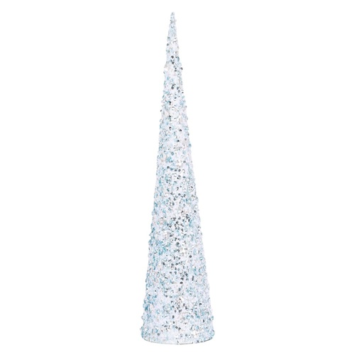Glitter Cone Tree Blue 61cm