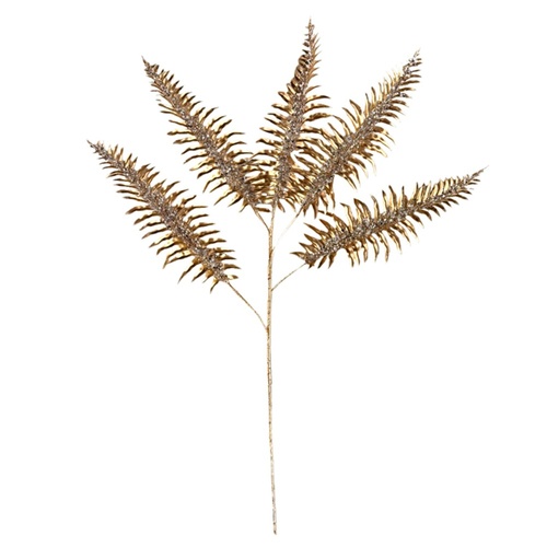 Fern Spray Gold 84cm