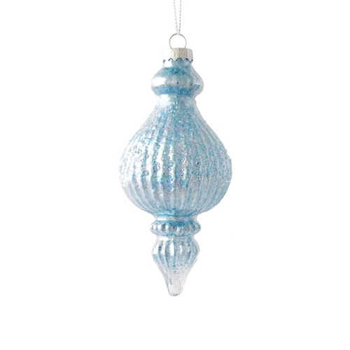 Pearl Ribbed Finial Round 14cm