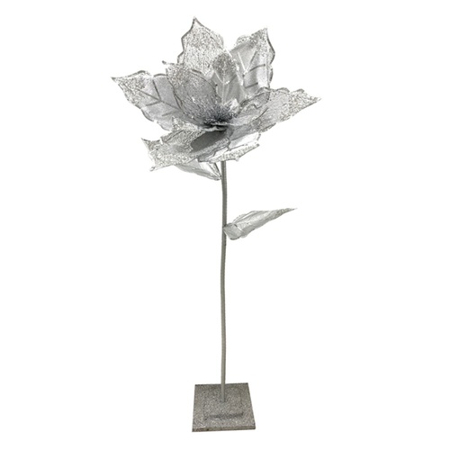 Silver Poinsettia Tree 150cm
