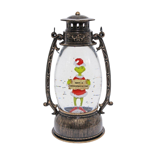 Lantern "Have a Grinchtastic Day" 24cm
