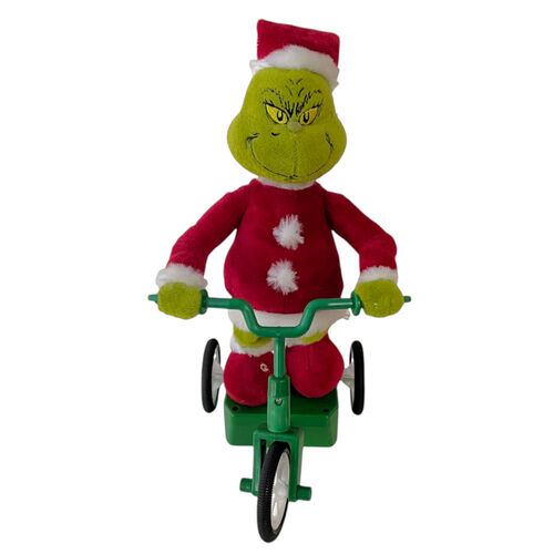Animated Grinch on Scooter 30cm