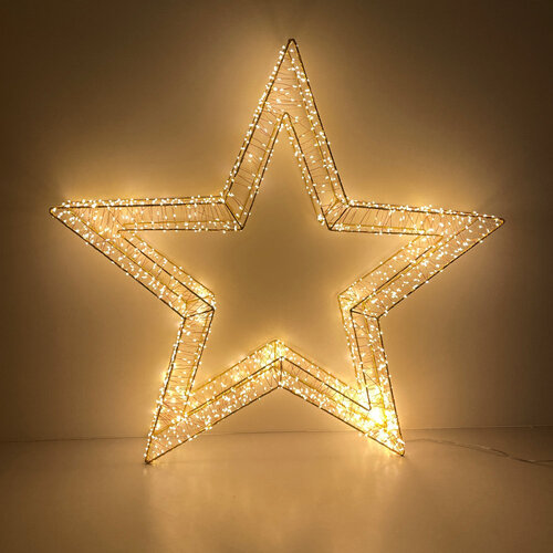3D Star Metal Frame 1700L 75cm