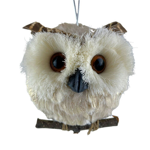 Natural Hanging Owl 10cm